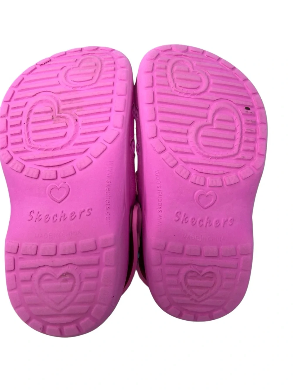 Skechers Pink Unicorn Rainbow Light Up clog style Play Shoes Girls Size 9/10